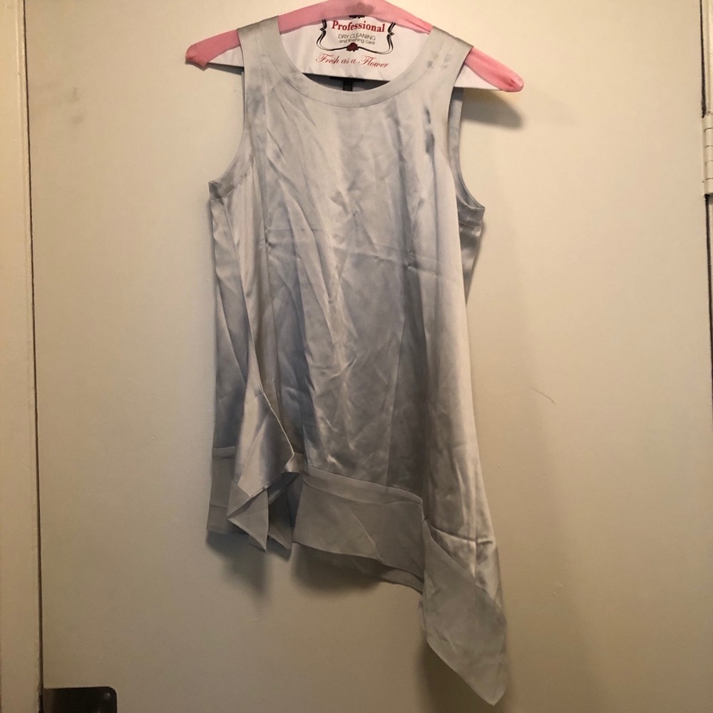 Eileen Fisher Gray Silk Tunic PS NWT